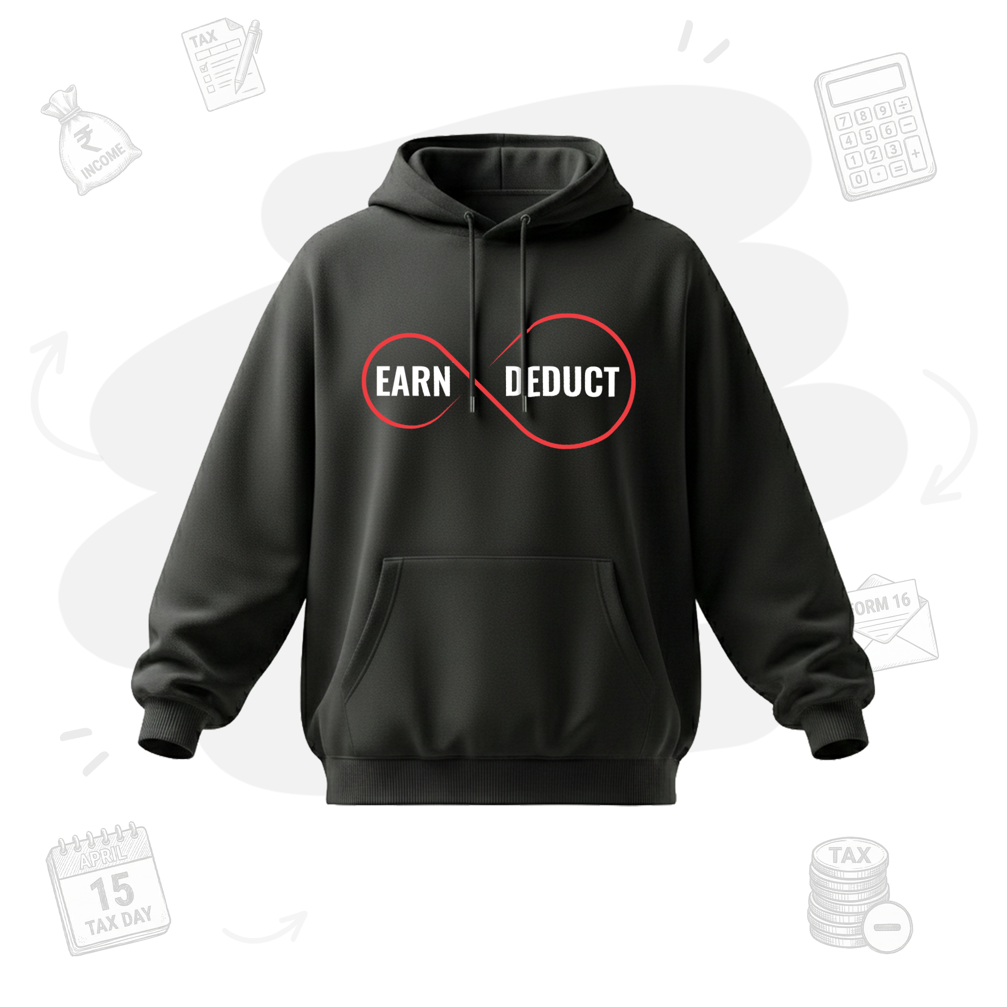 Infinite Deductions | Premium Men's Oversized Hoodie