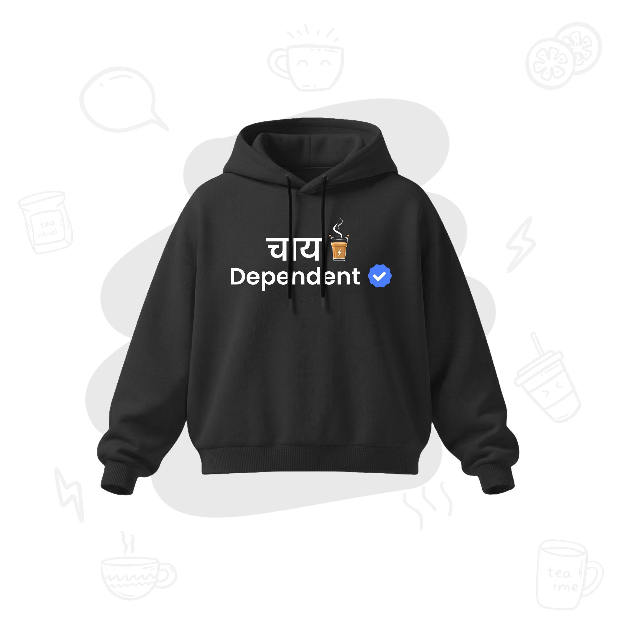 Chai Dependent Verified - Premium Women's Cropped Hoodie
