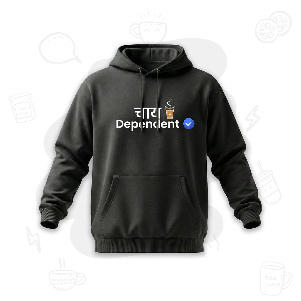 Verified Chai Dependent | Premium Men’s Oversized Hoodie