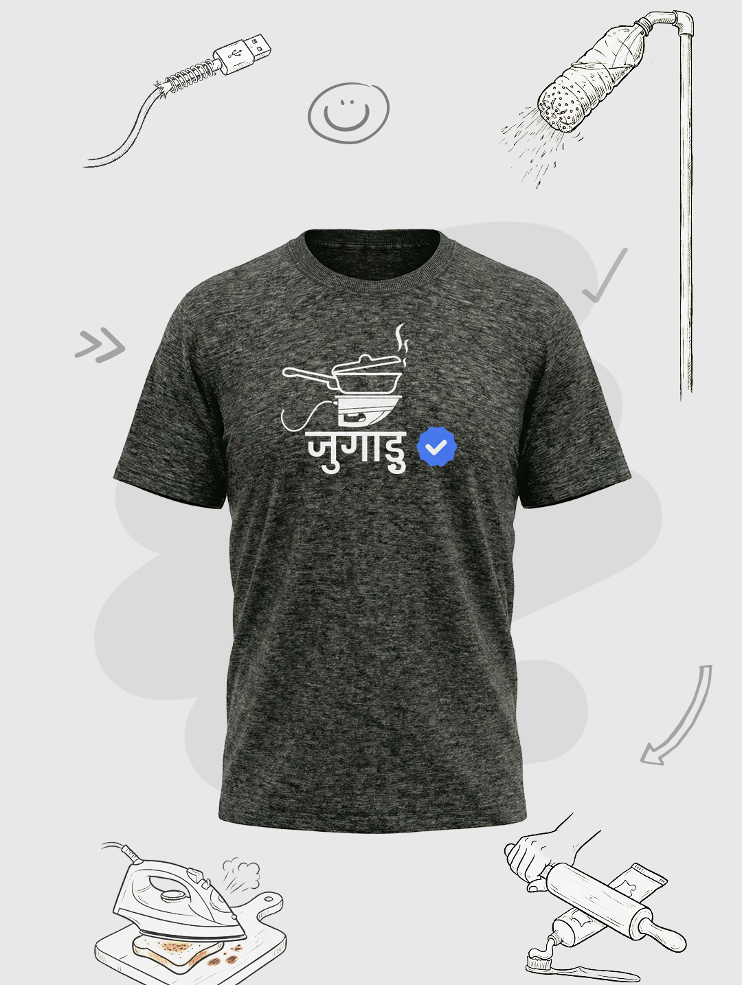 Verified Jugadu | Premium Men’s T-shirt