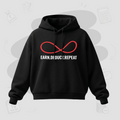 Earn. Deduct. Repeat Loop | Premium women's Cropped Hoodies