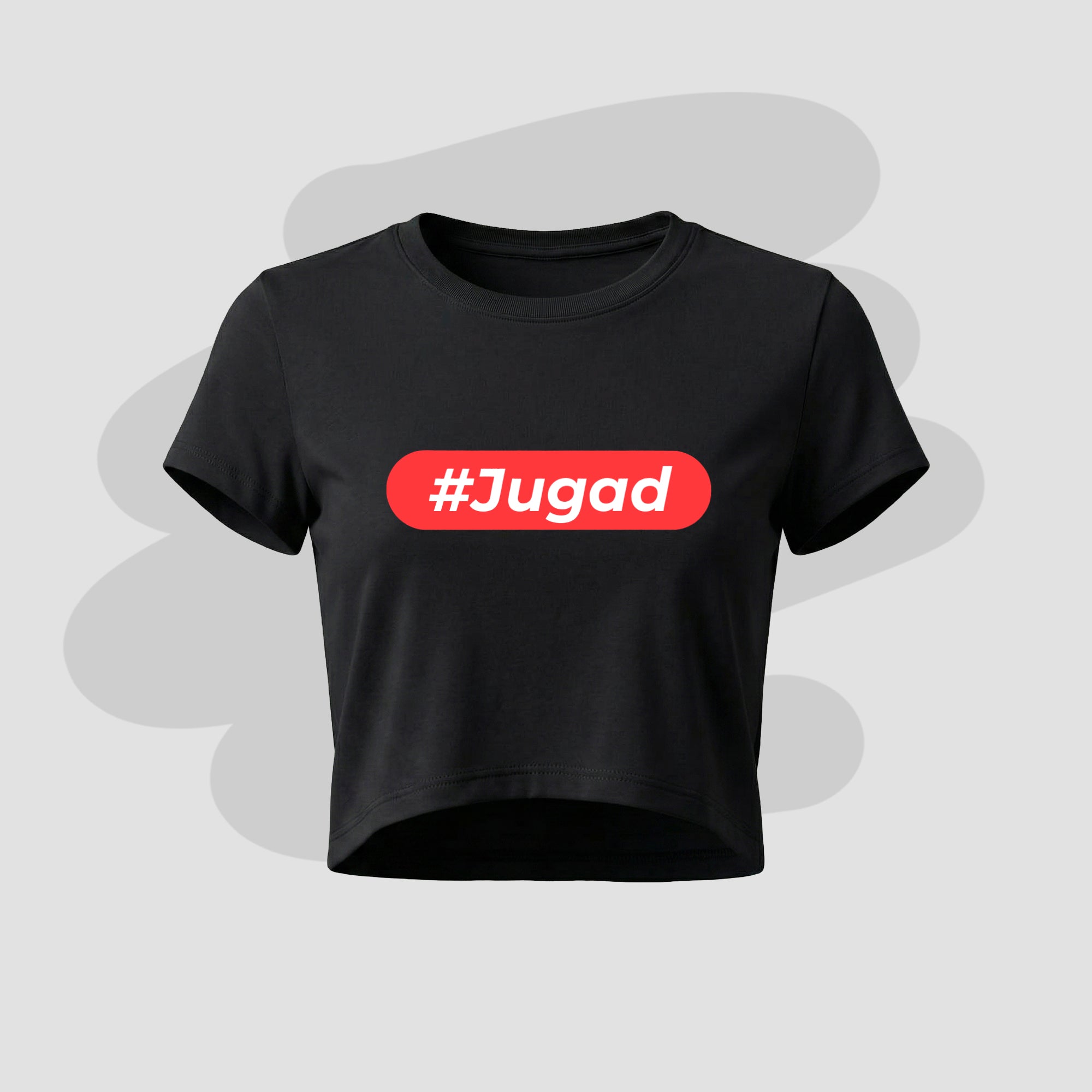 Hashtag Jugad | Premium Women's Crop Top