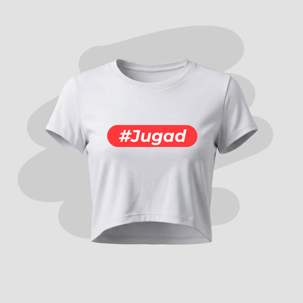 Hashtag Jugad | Premium Women's Crop Top
