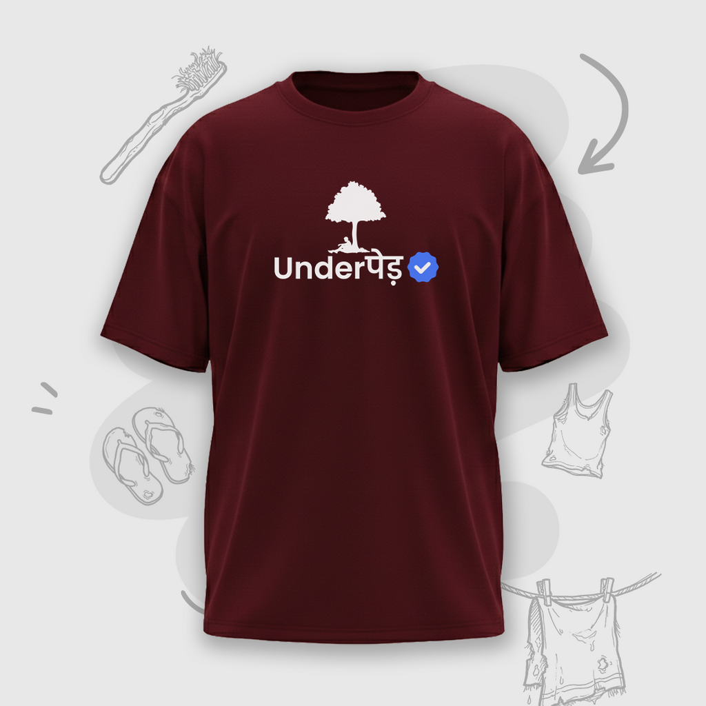 Verified Underpaid  | Premium Men’s Oversized T-shirt.