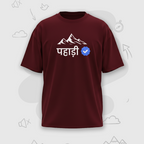 Verified Pahadi | Premium Men’s Oversized T-shirt