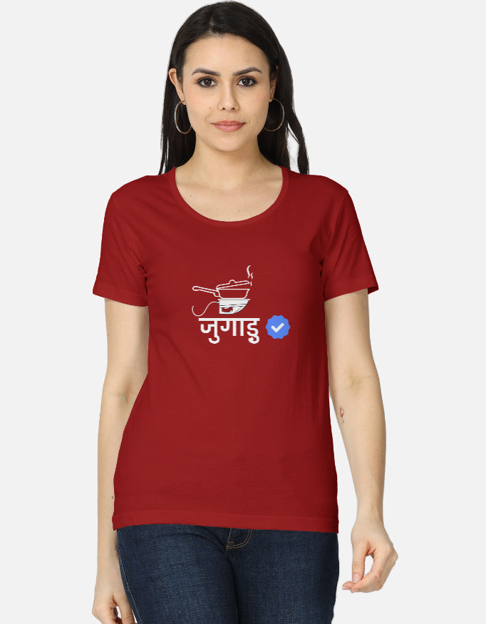 Verified Jugadu | Premium Women's T-shirt