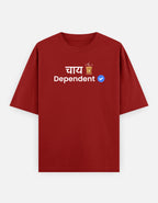 Verified Chai Dependent | Premium Oversized Men’s T-shirt