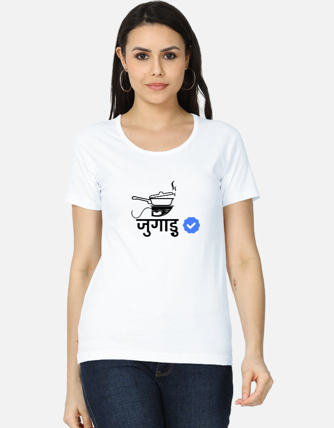 Verified Jugadu | Premium Women's T-shirt