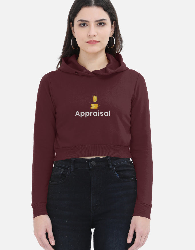 Appraisal Coins | Premium Women's Cropped Hoodie