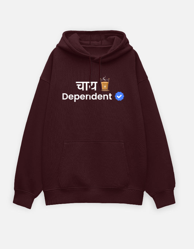 Verified Chai Dependent | Premium Men’s Oversized Hoodie