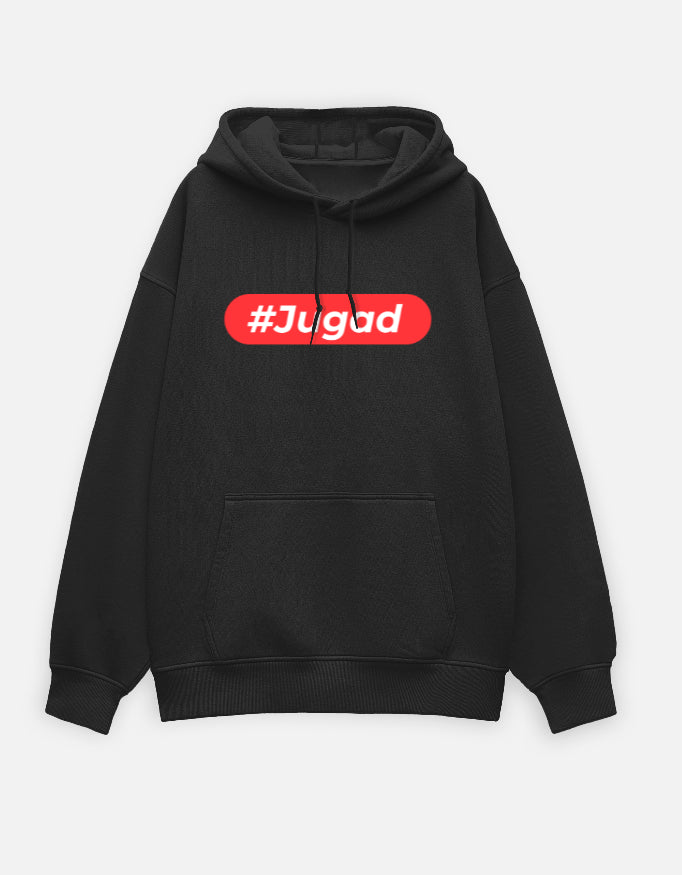 Hashtag Jugadu | Premium Men’s Oversized Hoodie