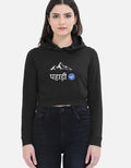Verified Pahadi | Premium Women's Cropped Hoodie