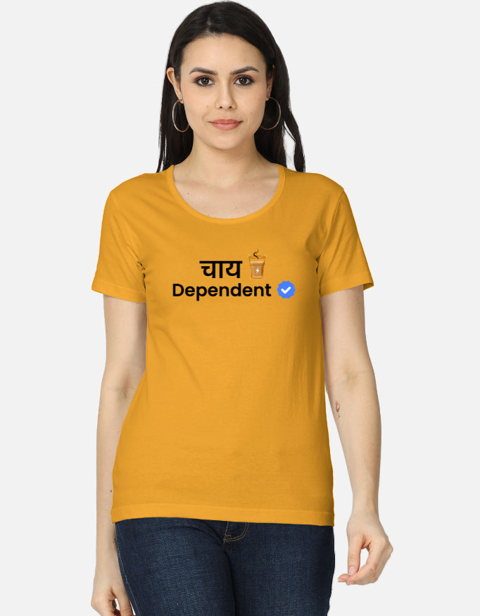 Chai Dependent Verified - Premium Women's T-shirt