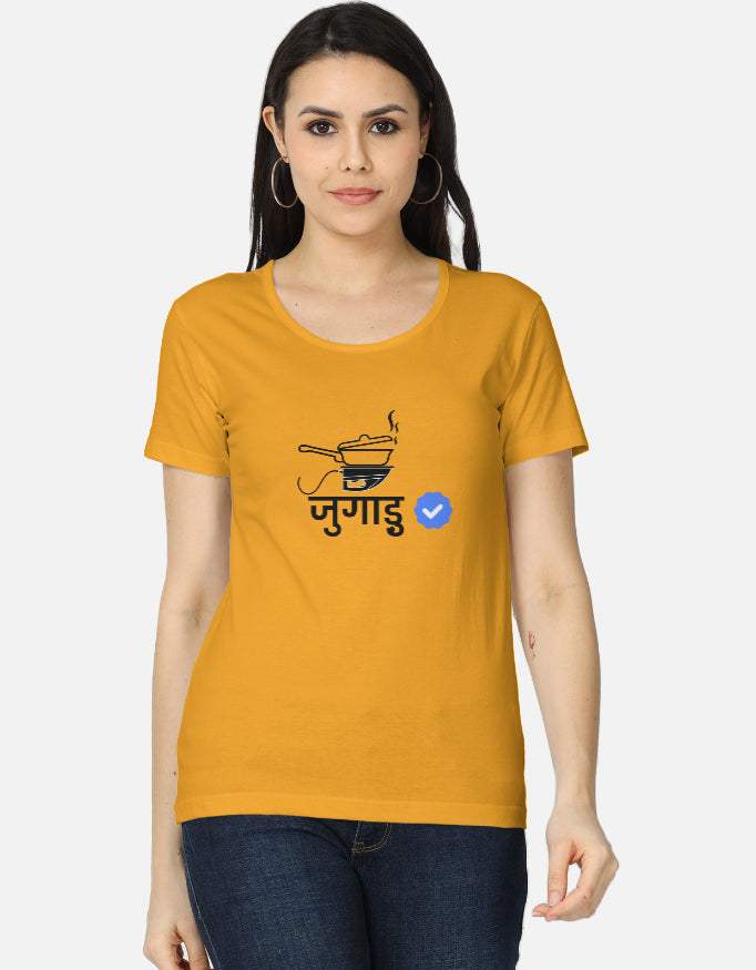 Verified Jugadu | Premium Women's T-shirt