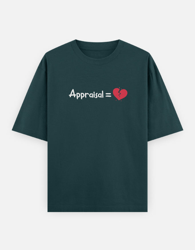 Appraisal = 💔 - Premium Men’s Oversized T-shirt