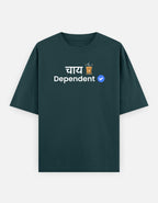 Verified Chai Dependent | Premium Oversized Men’s T-shirt