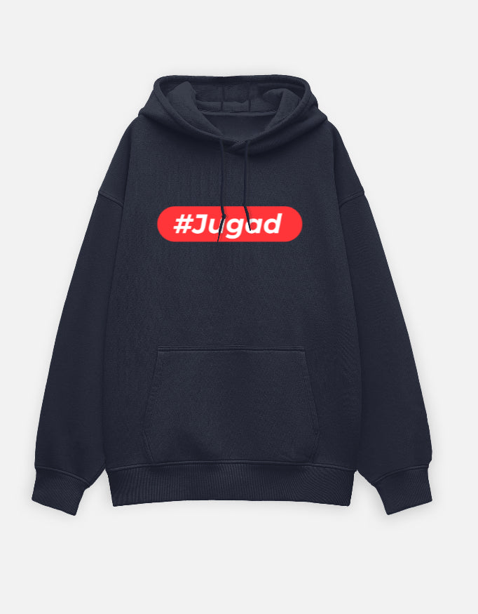 Hashtag Jugadu | Premium Men’s Oversized Hoodie