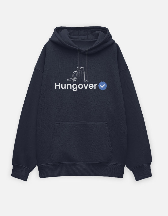 Verified Hungover | Premium Men's Oversized Hoodie