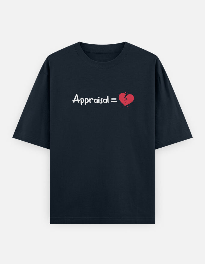 Appraisal = 💔 - Premium Men’s Oversized T-shirt