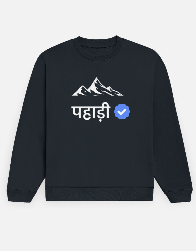 Verified Pahadi | Premium Men's Sweatshirt