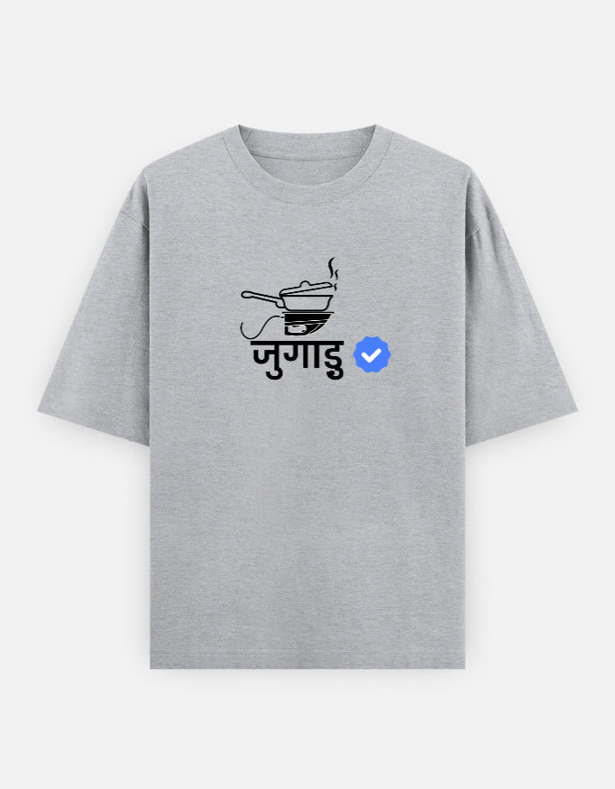 Verified Jugadu | Premium Men’s Oversized T-shirt