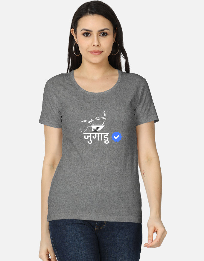 Verified Jugadu | Premium Women's T-shirt