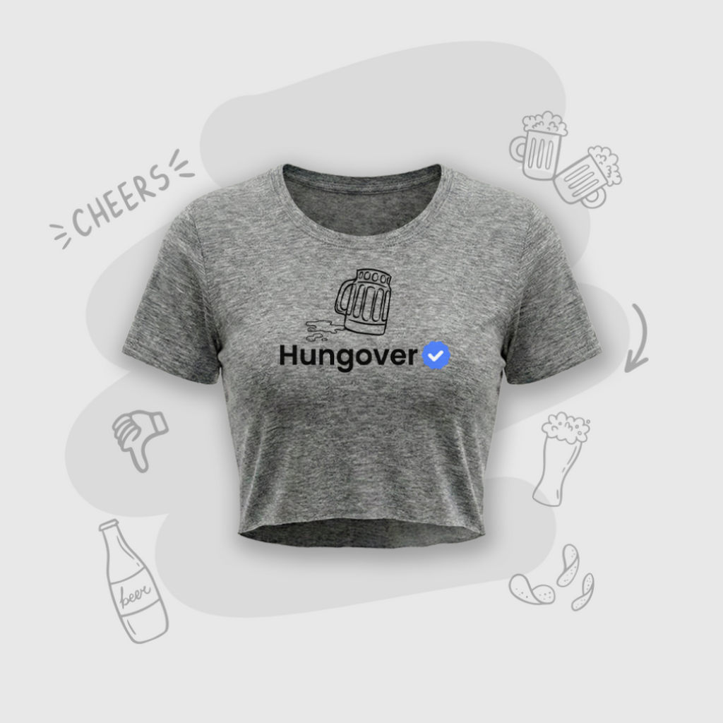 Verified Hungover | Premium Women's Crop Top
