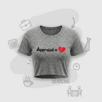 Corporate Appraisal=💔 | Premium Women's Crop top