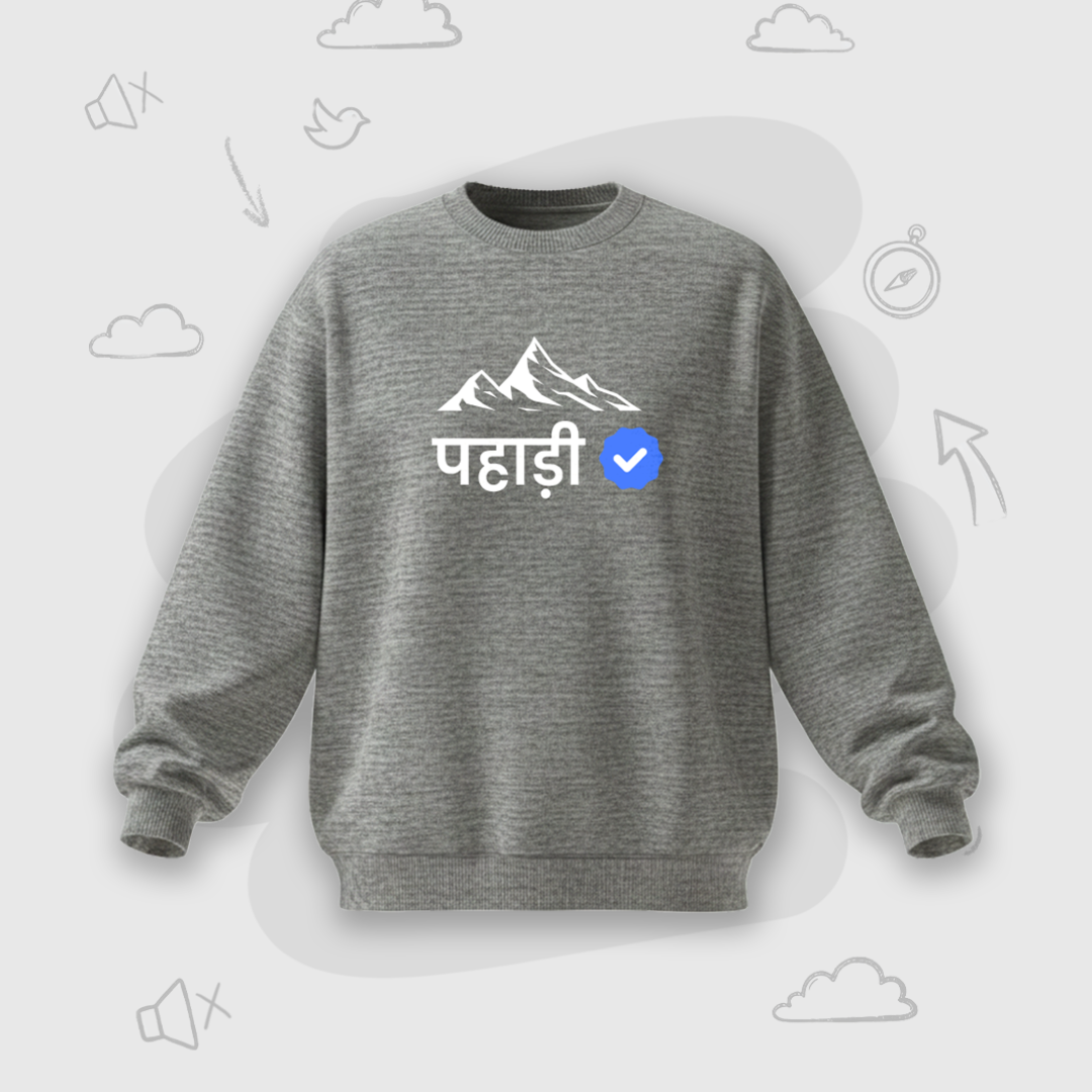 Pahadi Verified - Premium Men's Sweatshirt