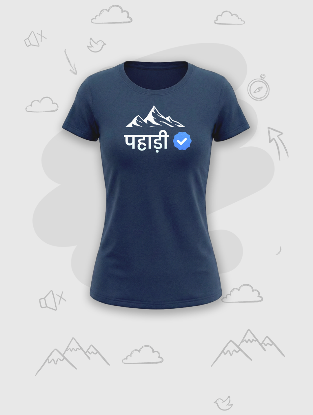Verified Pahadi | Premium Women's T-shirt