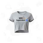 Chai Dependent Verified - Premium Women's Crop top