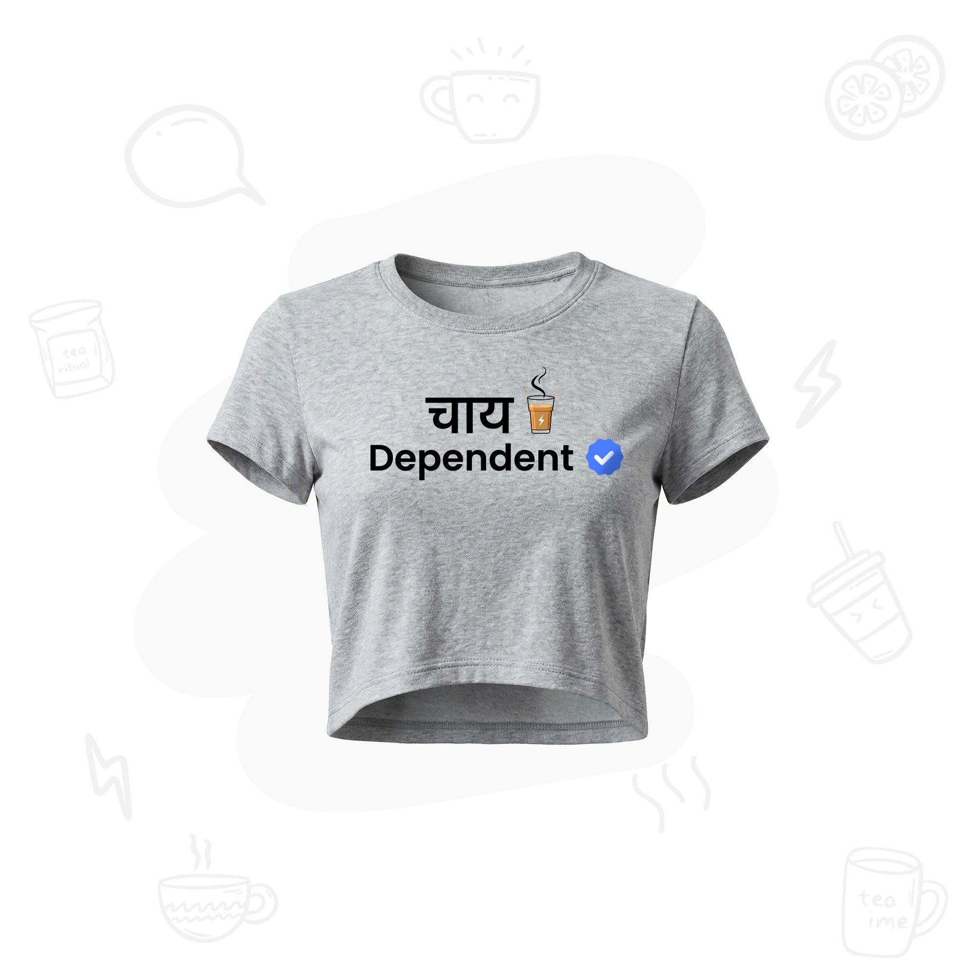 Chai Dependent Verified - Premium Women's Crop top