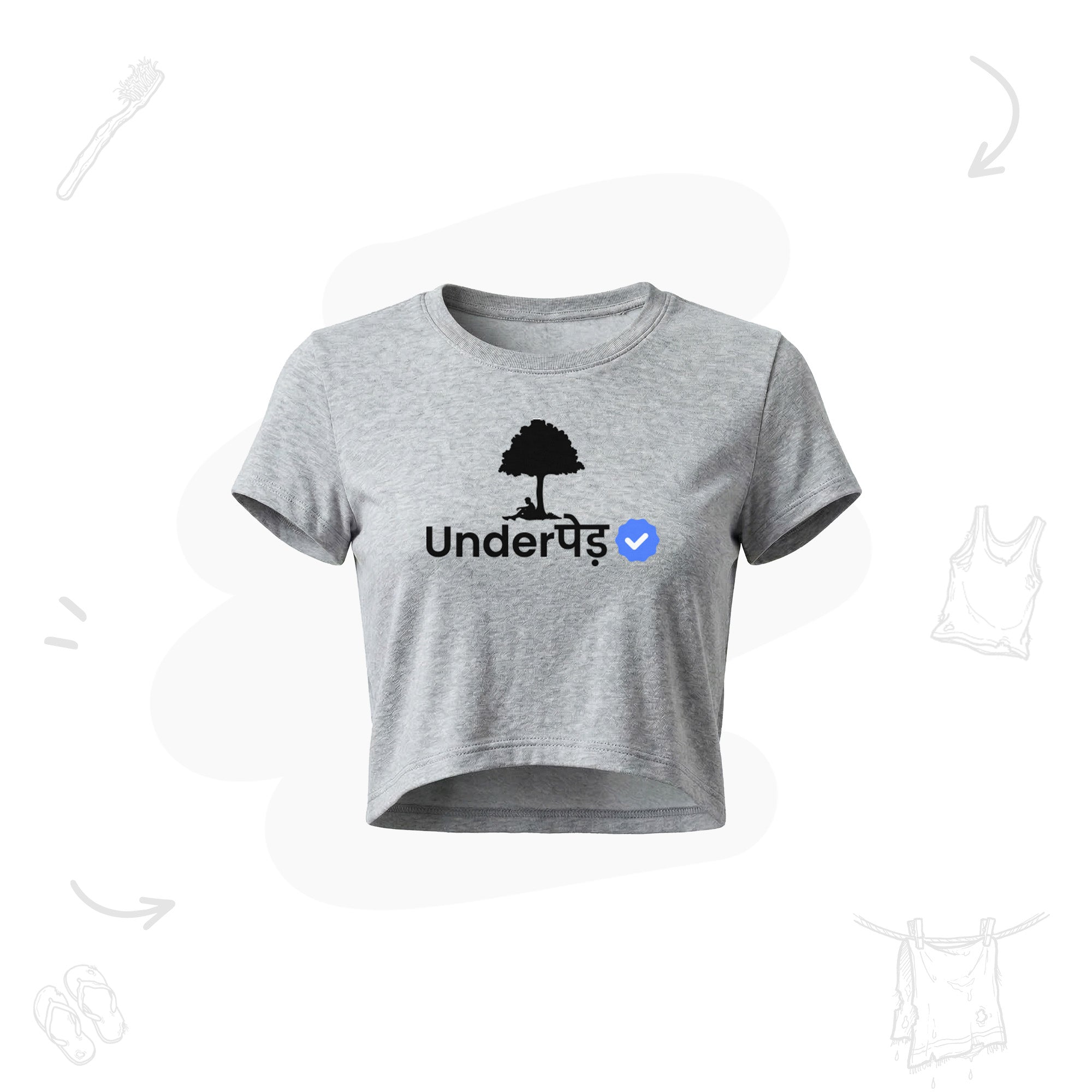 Verified Underpaid | Premium Women's Crop top