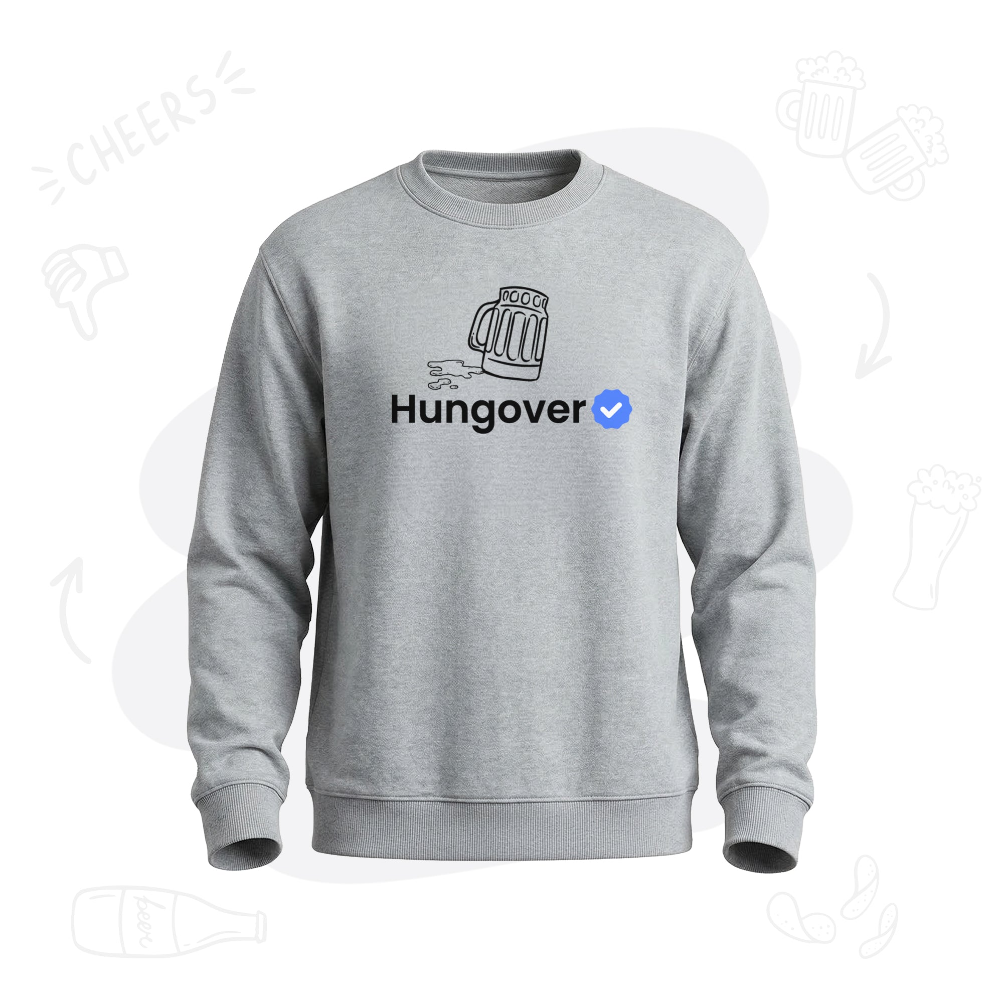Verified Hungover | Premium Men's Sweatshirt