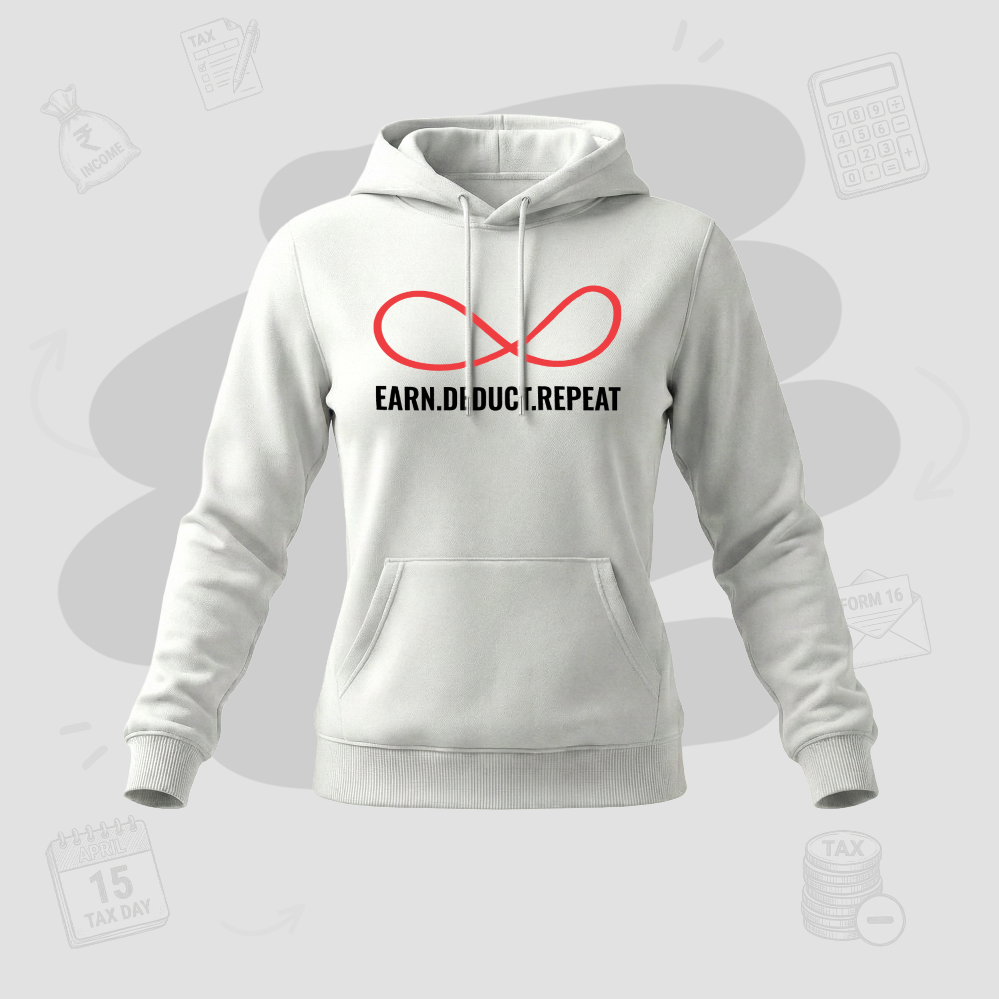 Earn. Deduct. Repeat Loop | Premium women's Hoodies