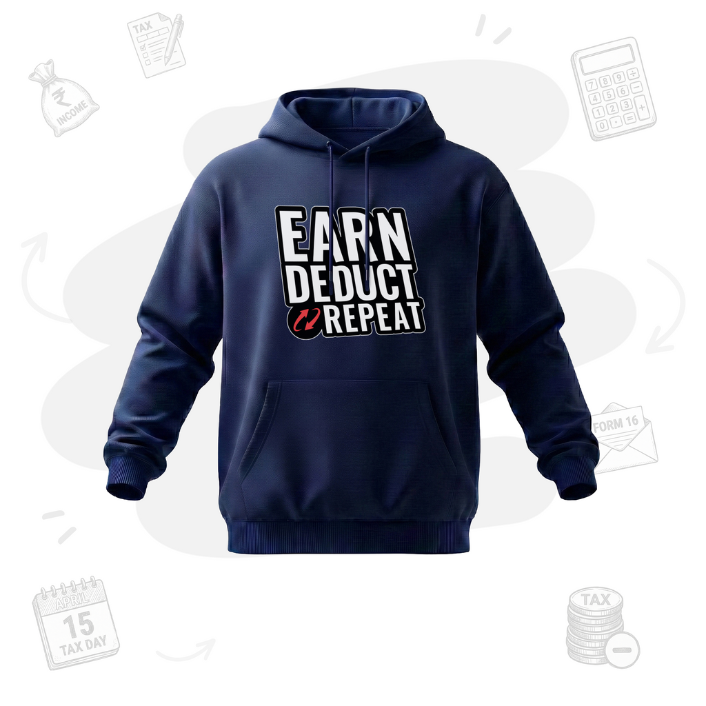 Earn. Deduct. Repeat | Premium Men's Hoodie