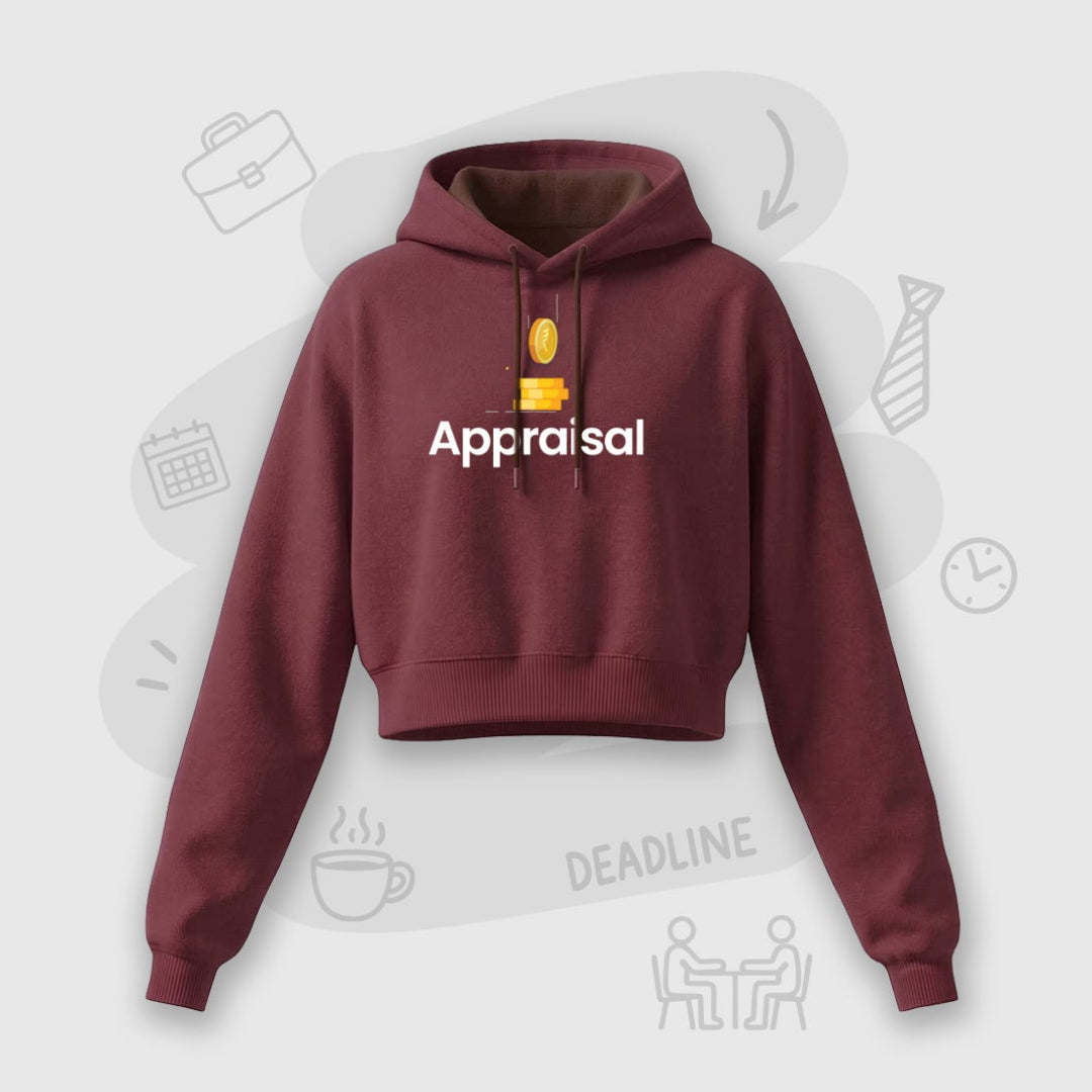 Appraisal Coins | Premium Women's Cropped Hoodie