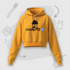 Verified Underpaid | Premium Women's Cropped Hoodie