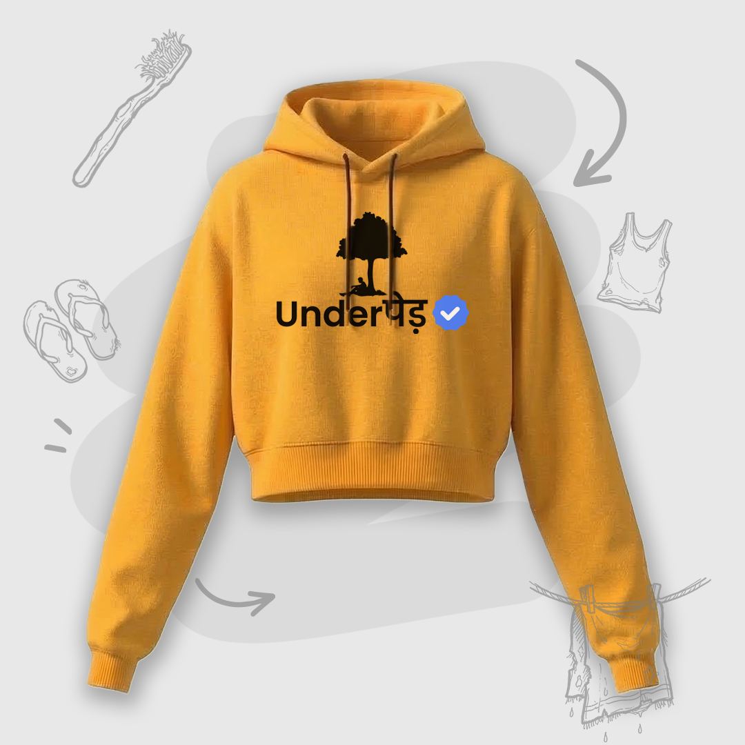 Verified Underpaid | Premium Women's Cropped Hoodie