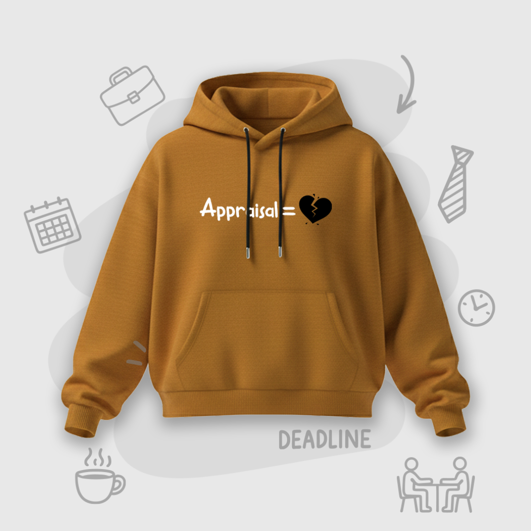 Corporate Appraisal=💔  | Premium Women's Cropped Hoodie