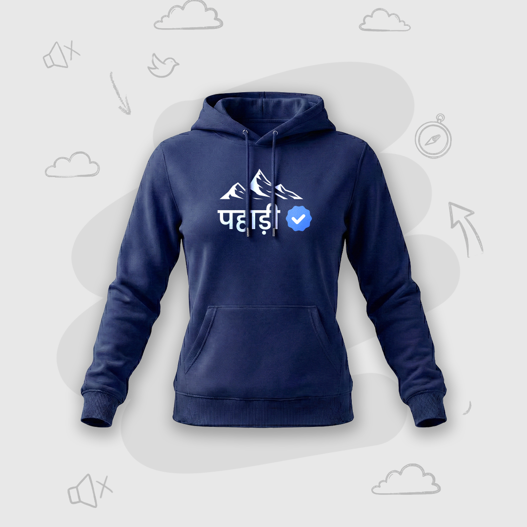 Verified Pahadi | Premium Women's Hoodie