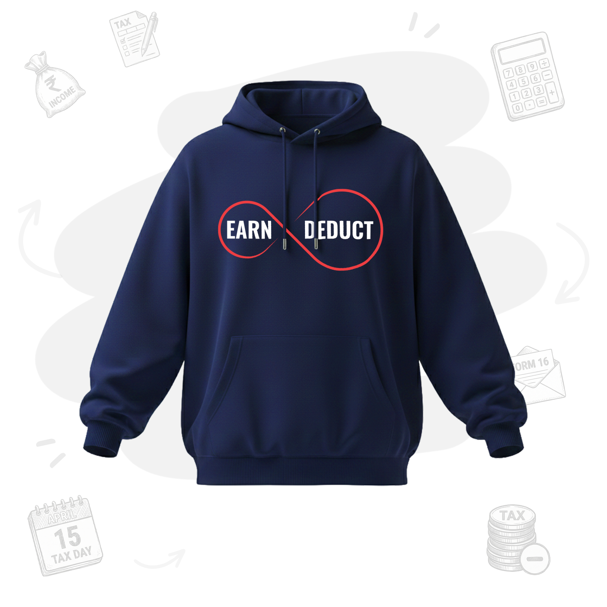 Infinite Deductions | Premium Men's Oversized Hoodie