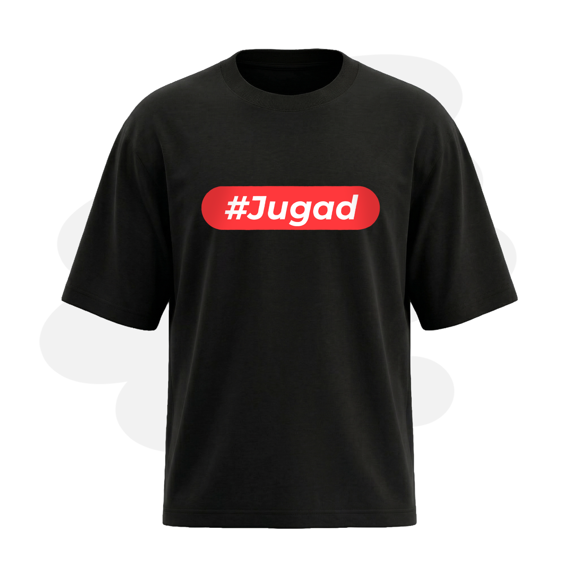 Hashtag Jugad | Premium Men’s Oversized T-shirt