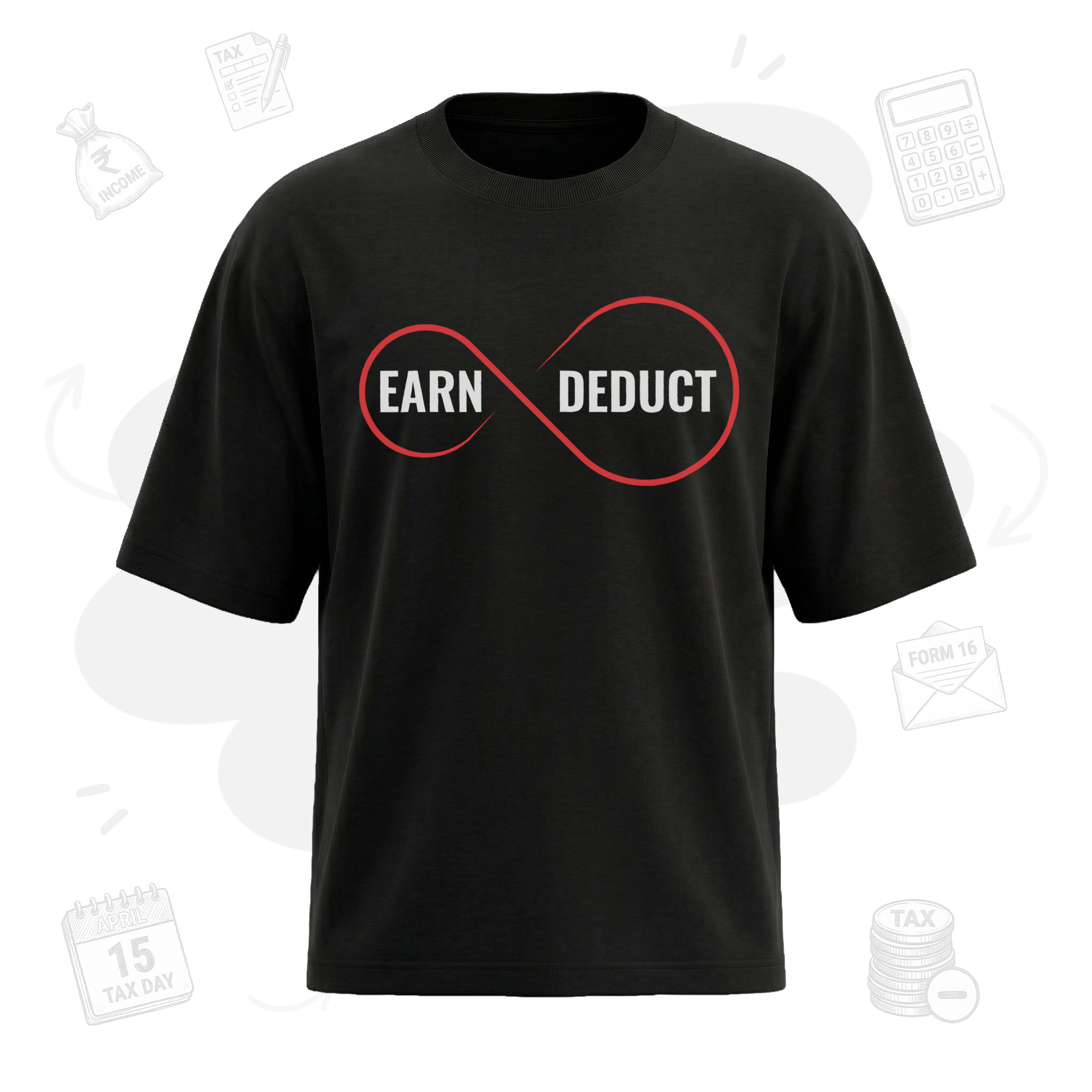 Infinite Deductions | Premium Men's  Oversized T-shirt