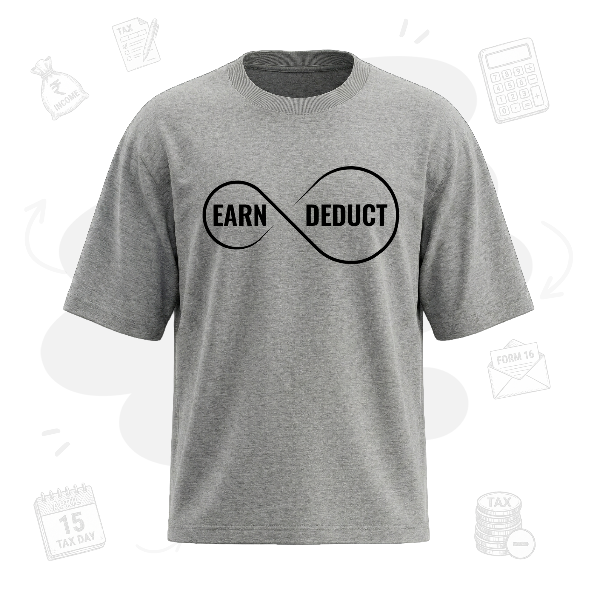 Infinite Deductions | Premium Men's  Oversized T-shirt