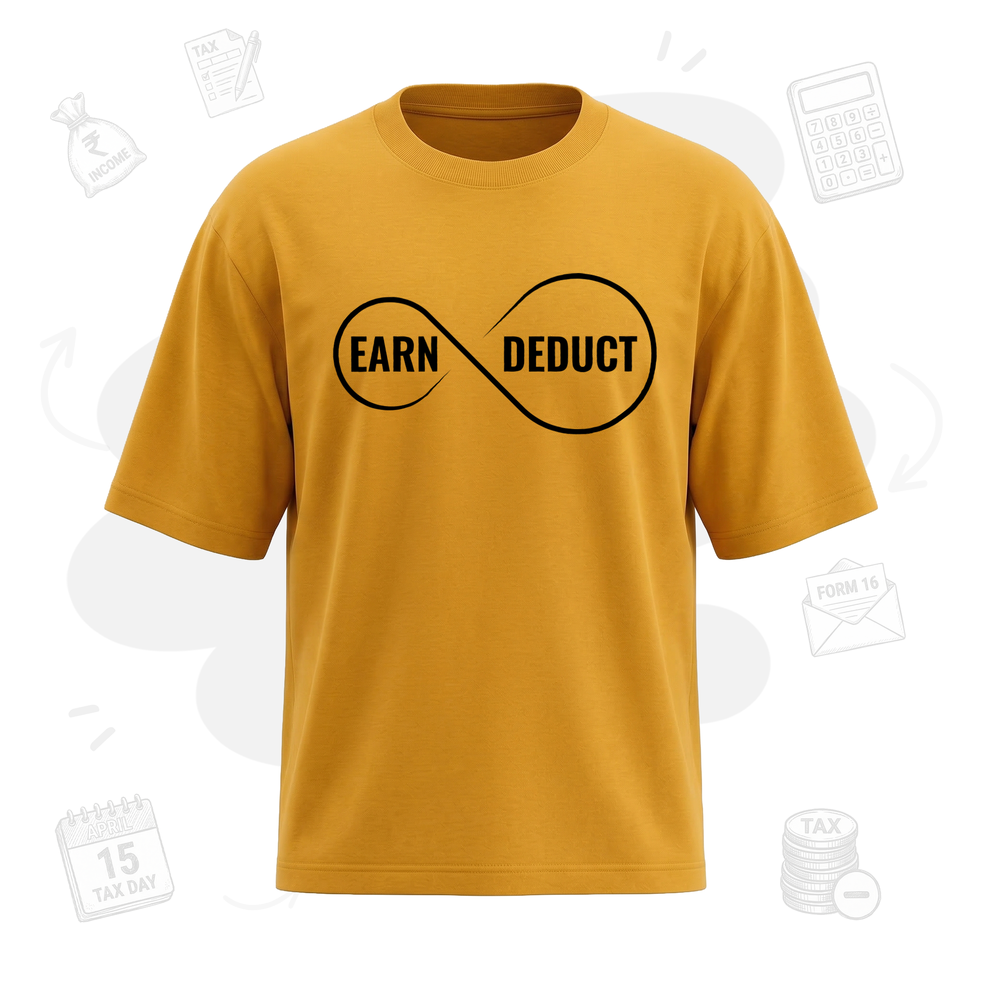 Infinite Deductions | Premium Men's  Oversized T-shirt