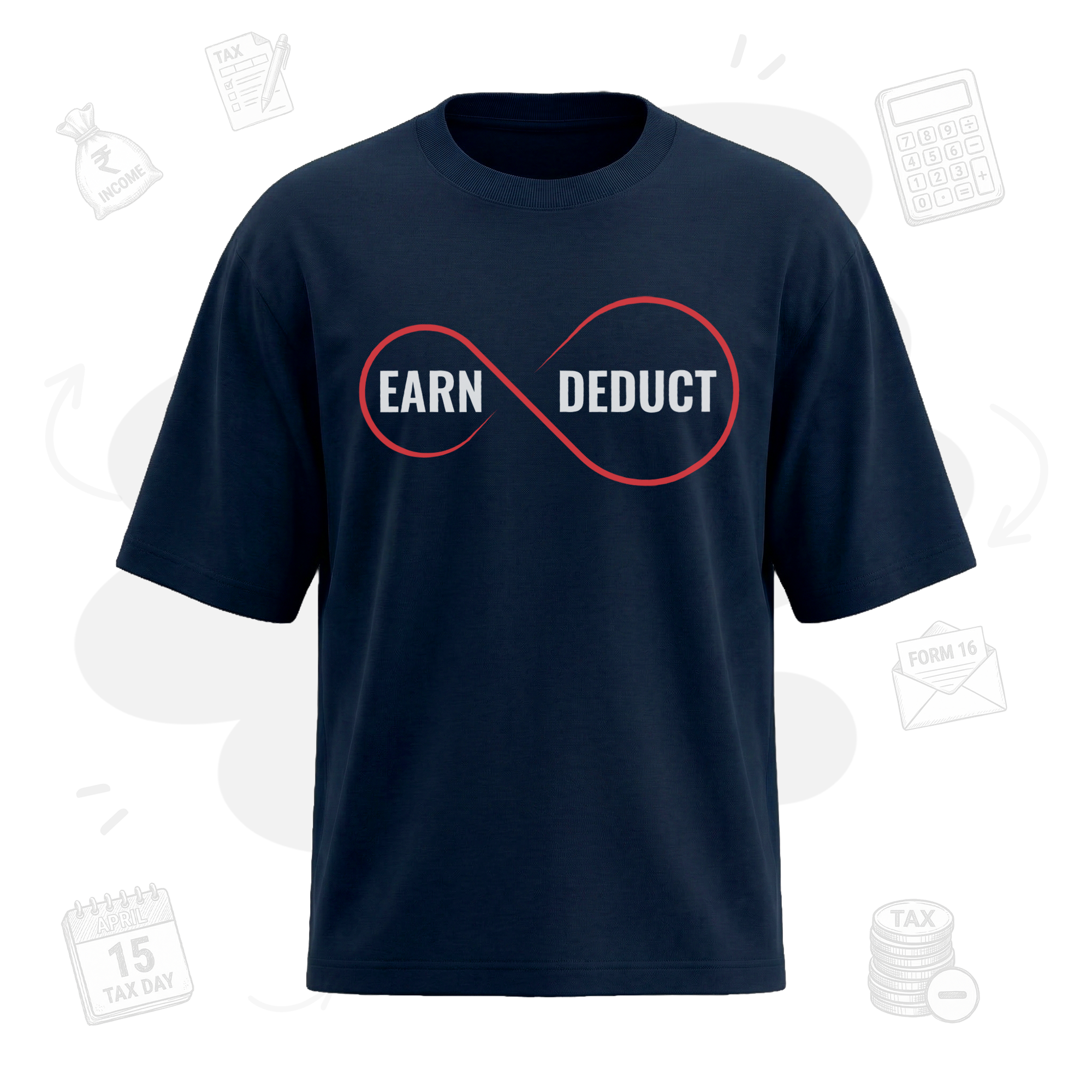 Infinite Deductions | Premium Men's  Oversized T-shirt