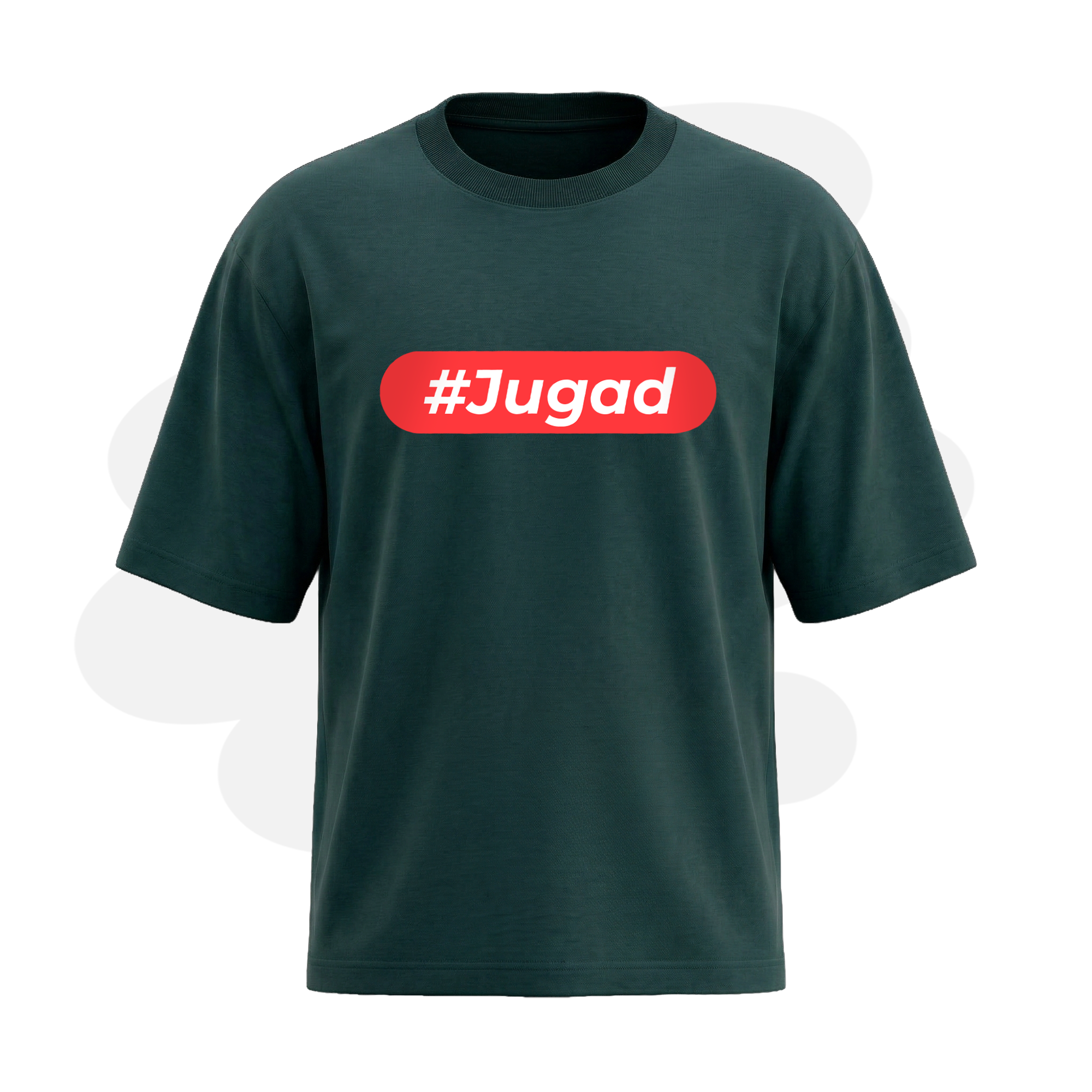 Hashtag Jugad | Premium Men’s Oversized T-shirt