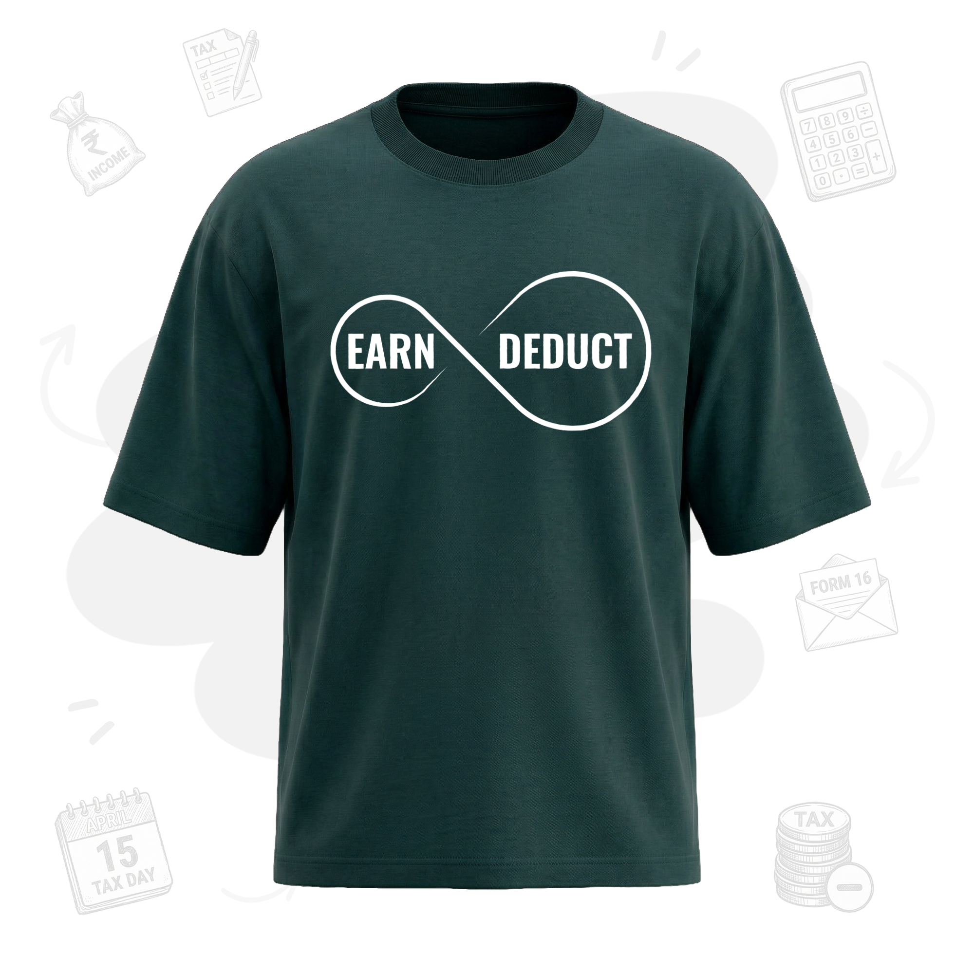 Infinite Deductions | Premium Men's  Oversized T-shirt