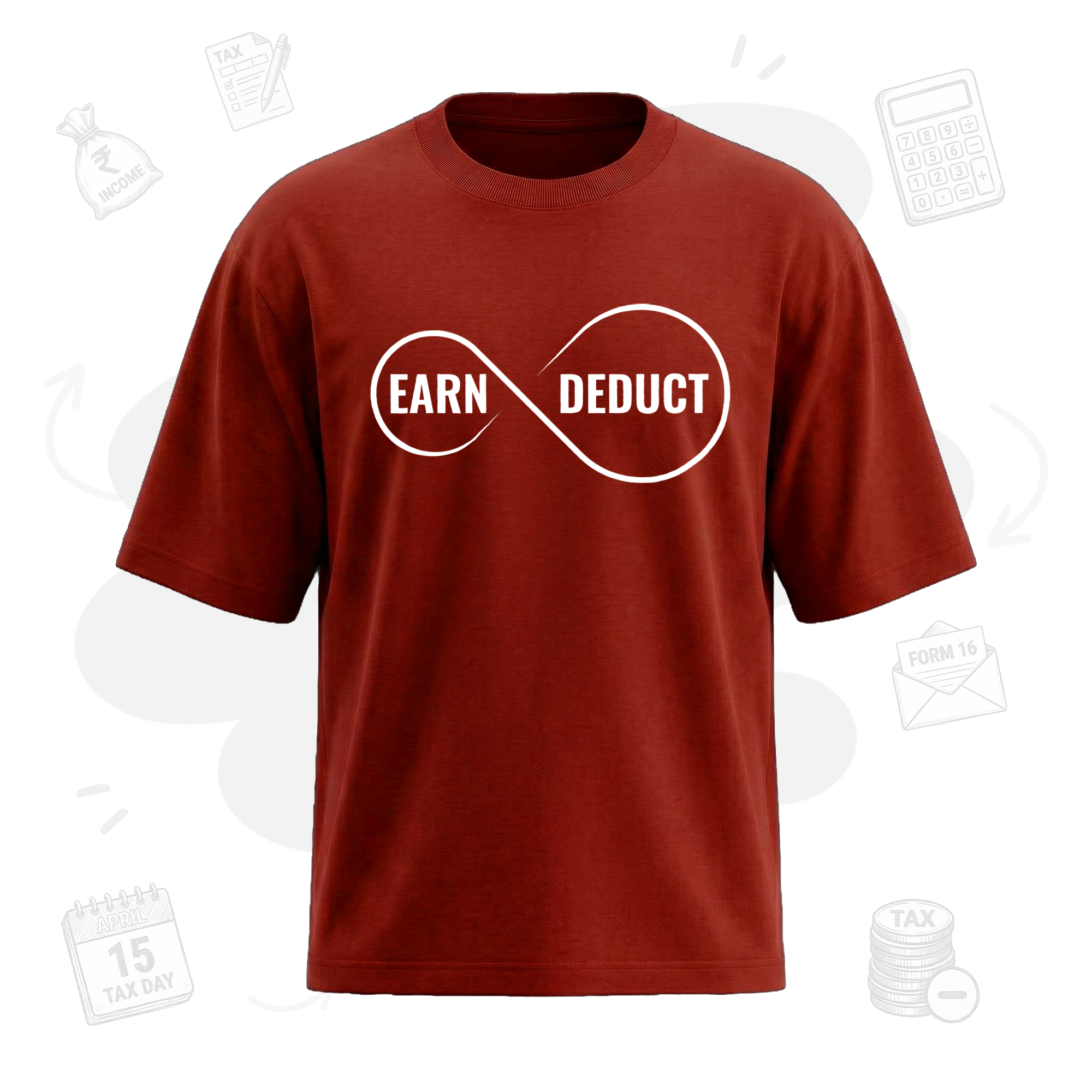 Infinite Deductions | Premium Men's  Oversized T-shirt